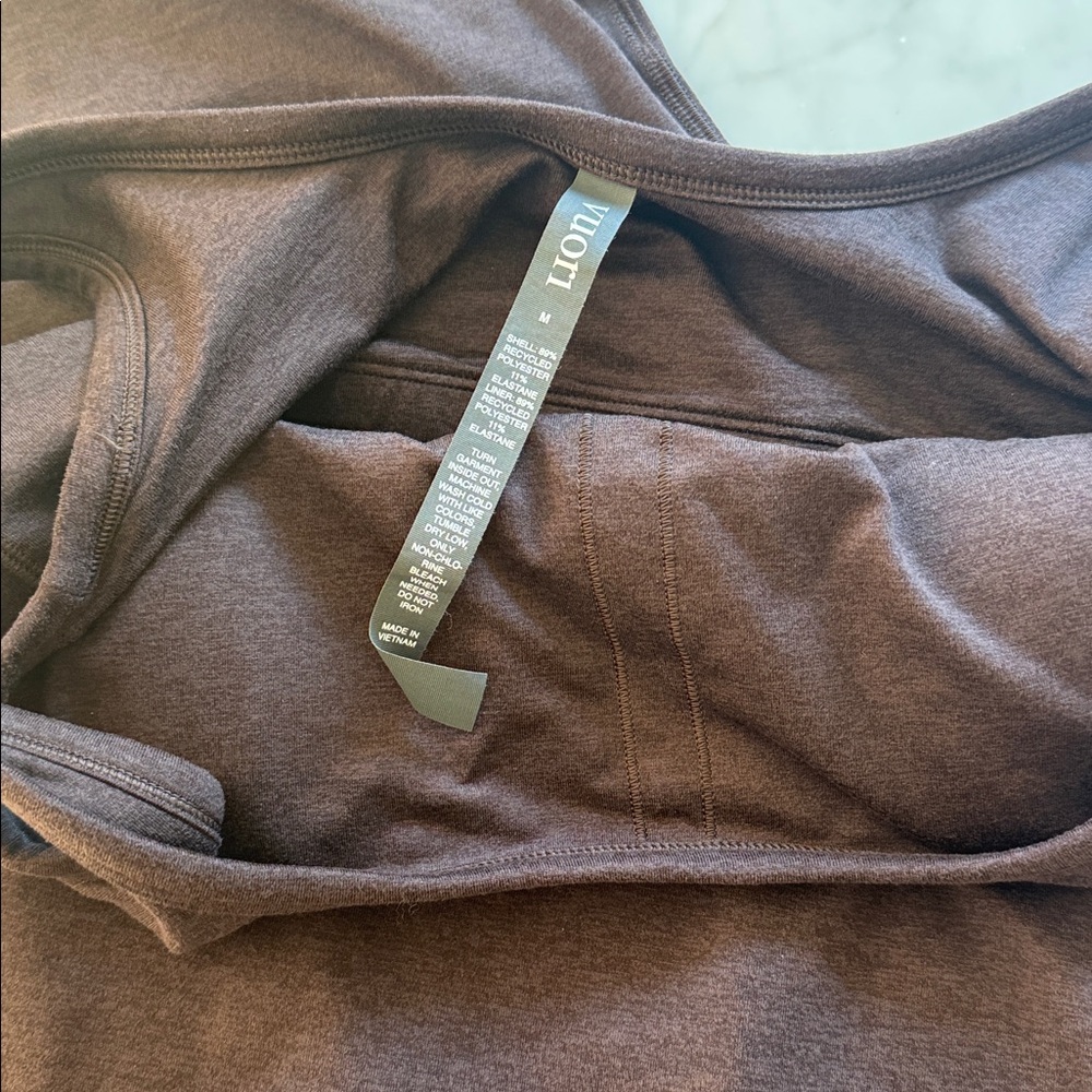 Vuori Halo Essential dress brown size medium - Picture 3 of 4